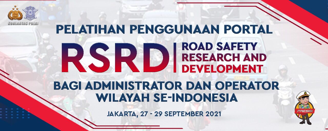 Pelatihan Penggunaan Sistem Informasi RSRD (Road Safety Research and Development) sejajaran sulawesi barat